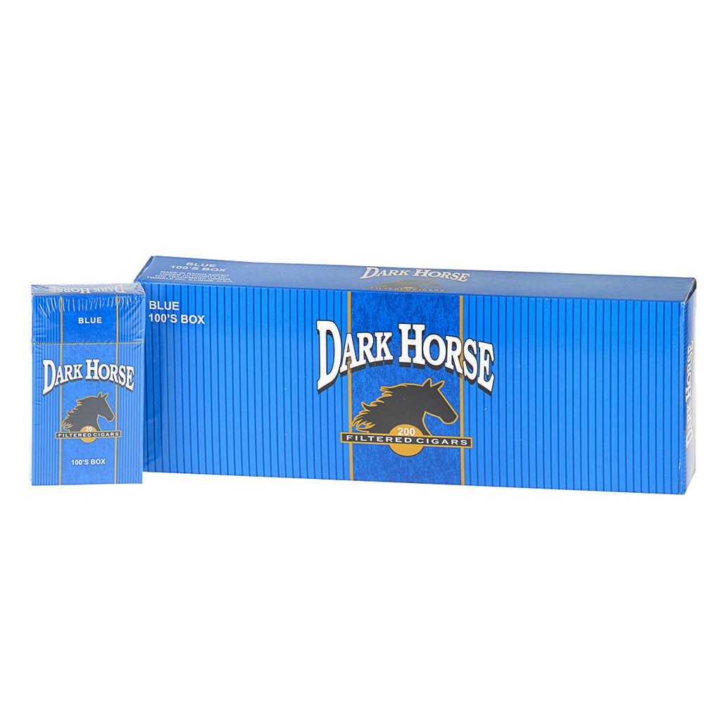 Dark Horse Blue (Mild) Filtered Cigars 10 Packs of 20