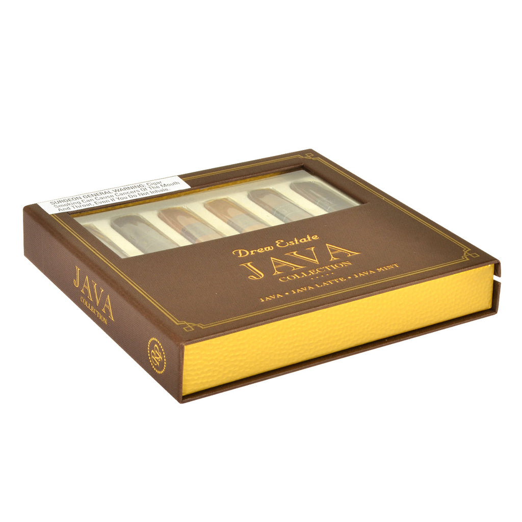 Drew Estate Java Robusto Cigars Sampler Box of 6