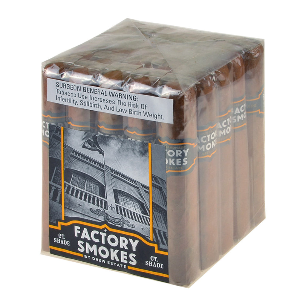 Factory Smokes Shade Robusto Cigars Bundle of 25
